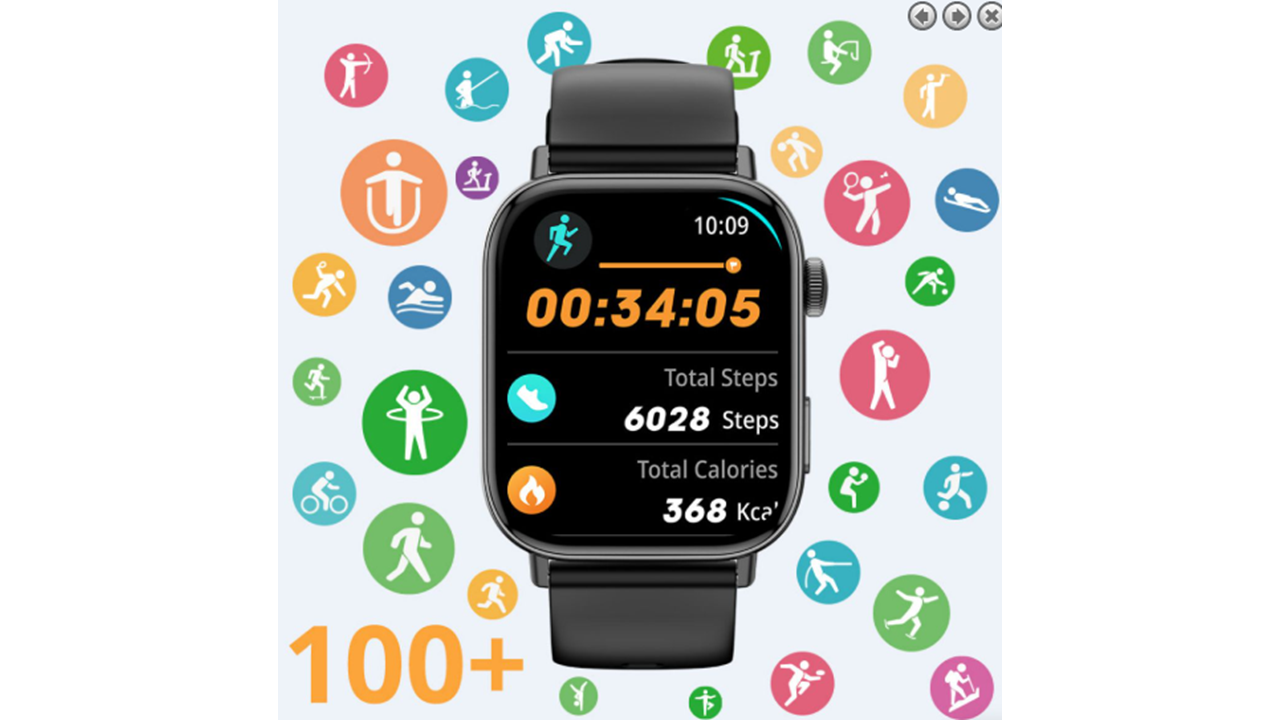 Smartwatch Colmi C8 Max Black