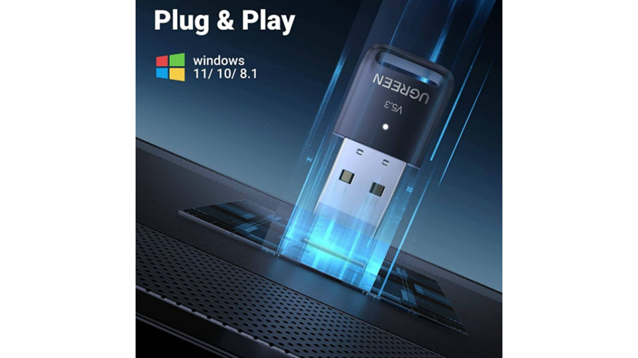 Adaptador Ugreen Usb Bluetooth 5.3 Black