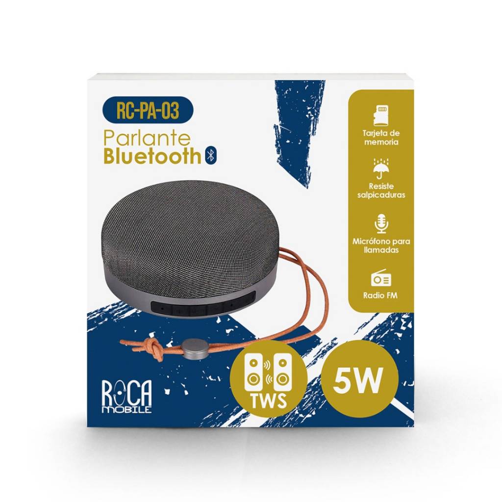Parlante Bluetooth ROCA RC-PA-03 5W