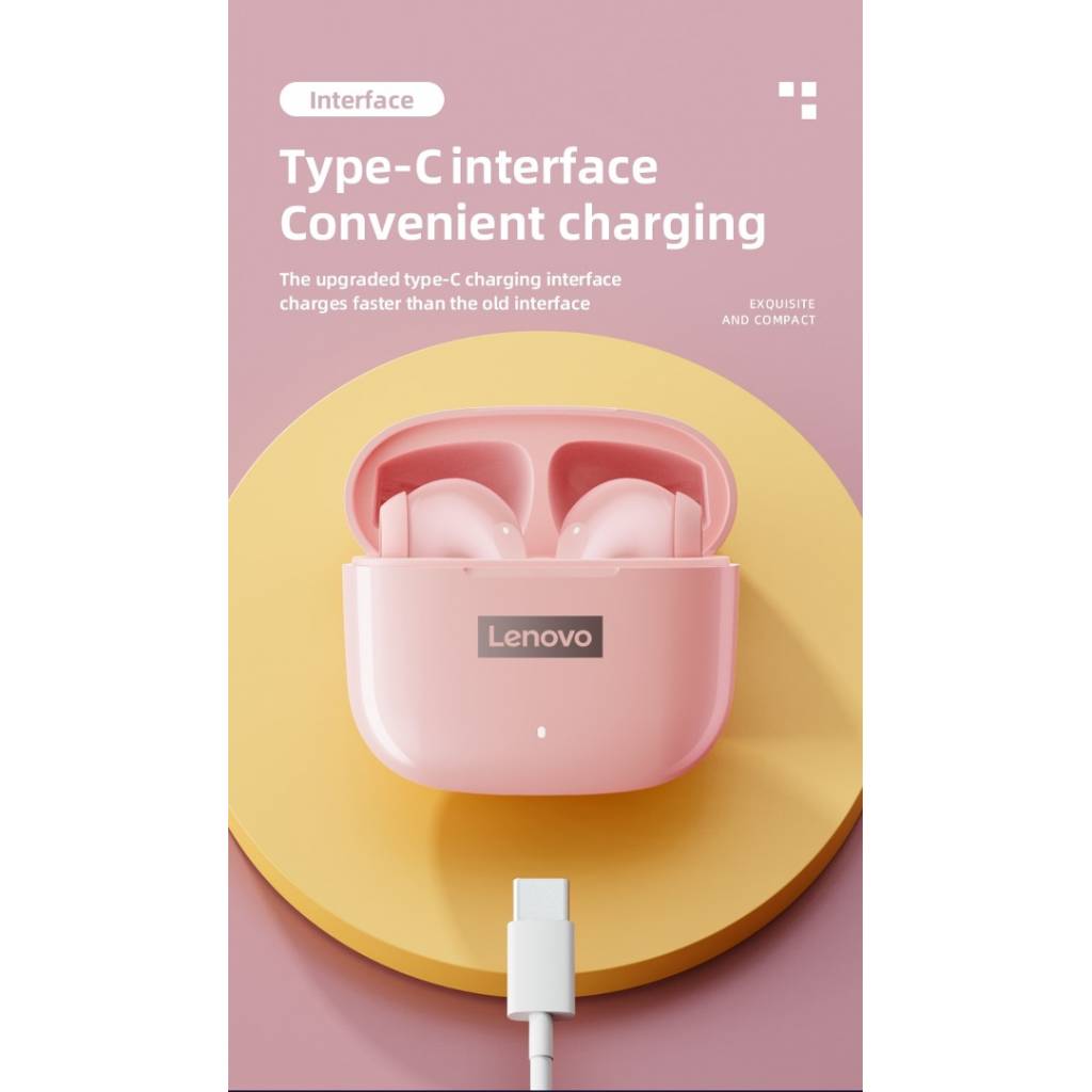 Auriculares Lenovo Inalámbricos Bluetooth LP40