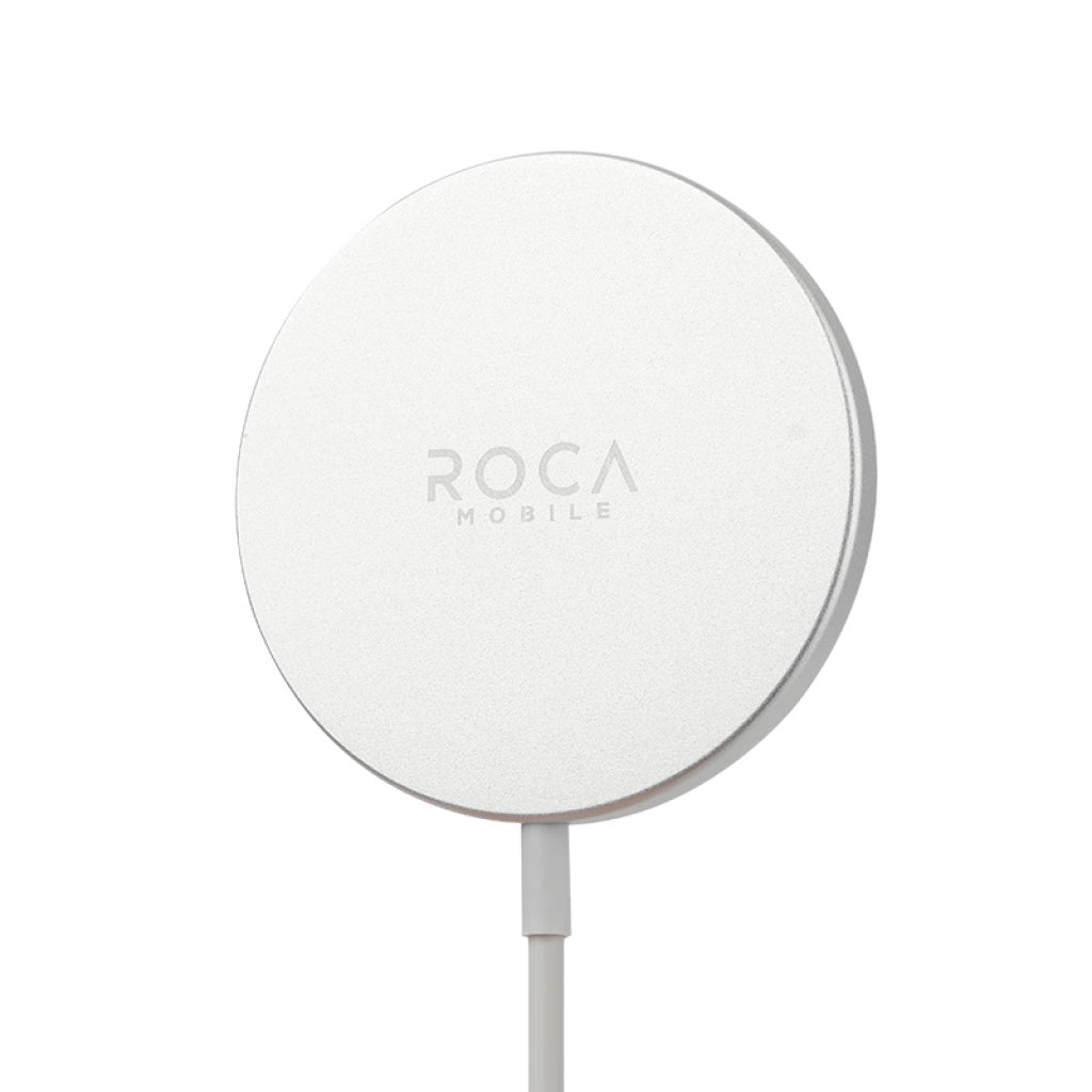Cargador Inalámbrico Magnético Aluminio 15W ROCA