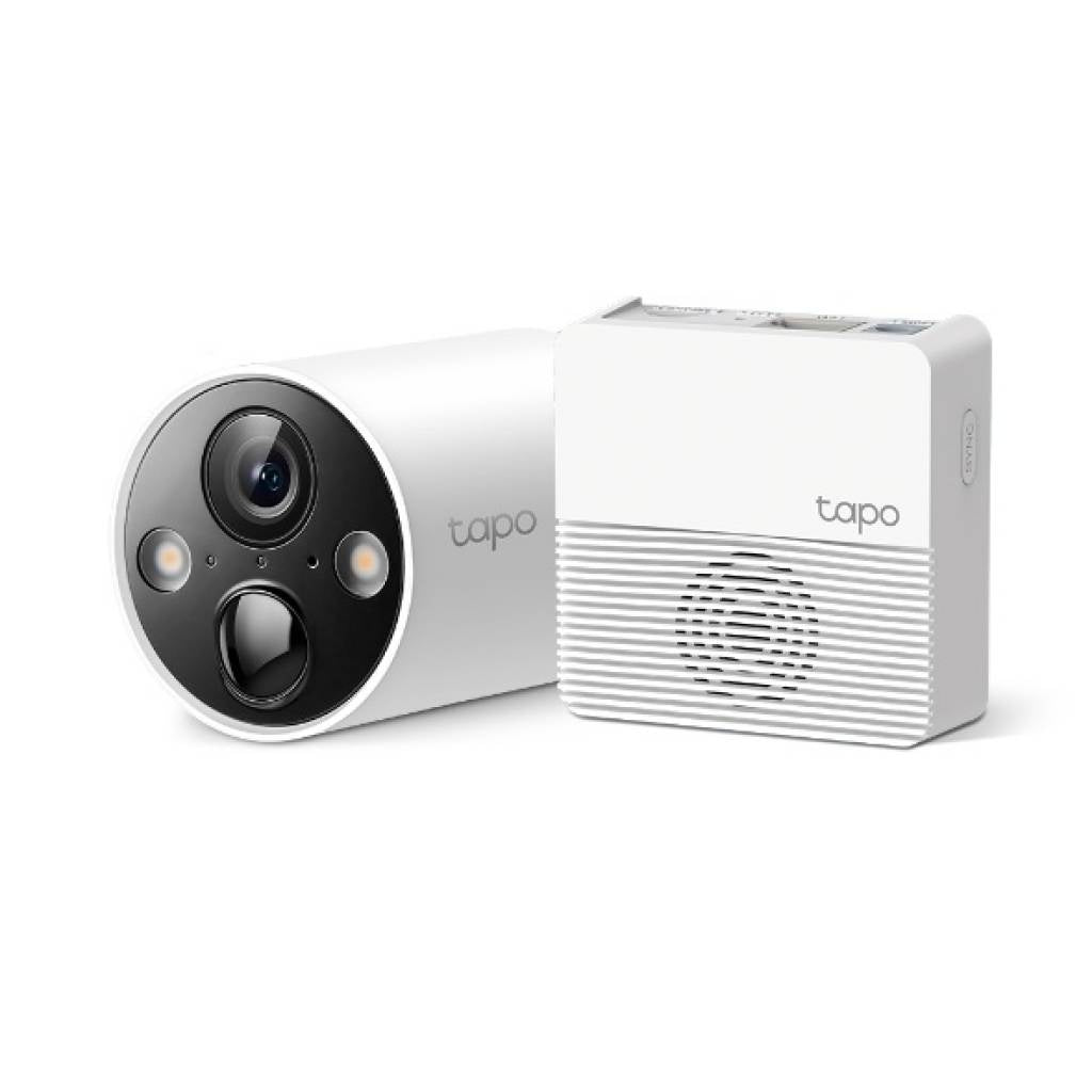 Cámara Seguridad Exterior TAPO C420S2 x 2 + Hub 2K WiFi TP-LINK