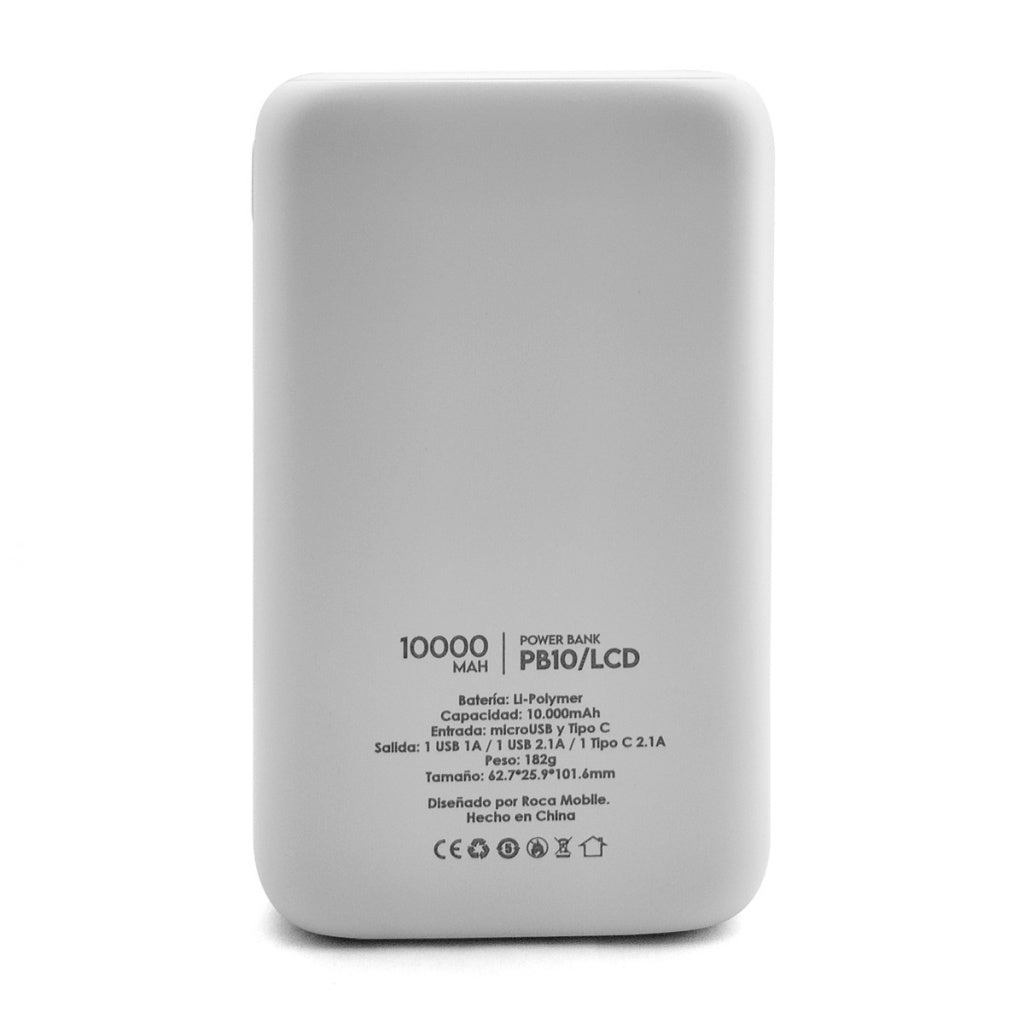 Power Bank ROCA PB10 Pantalla LCD 10.000mAh