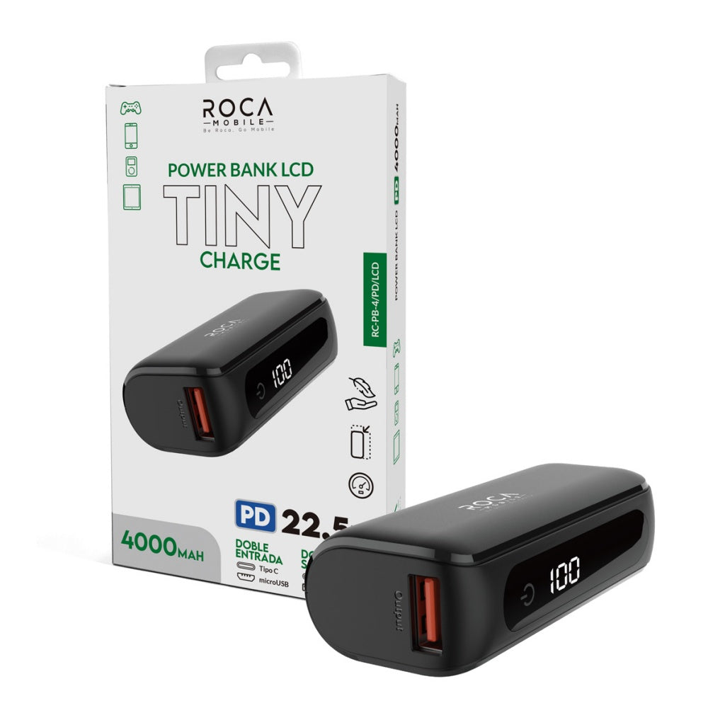 Power Bank ROCA PB4/LCD+PD 4.000mAh