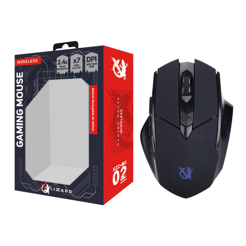 Mouse Gamer Inalámbrico Recargable