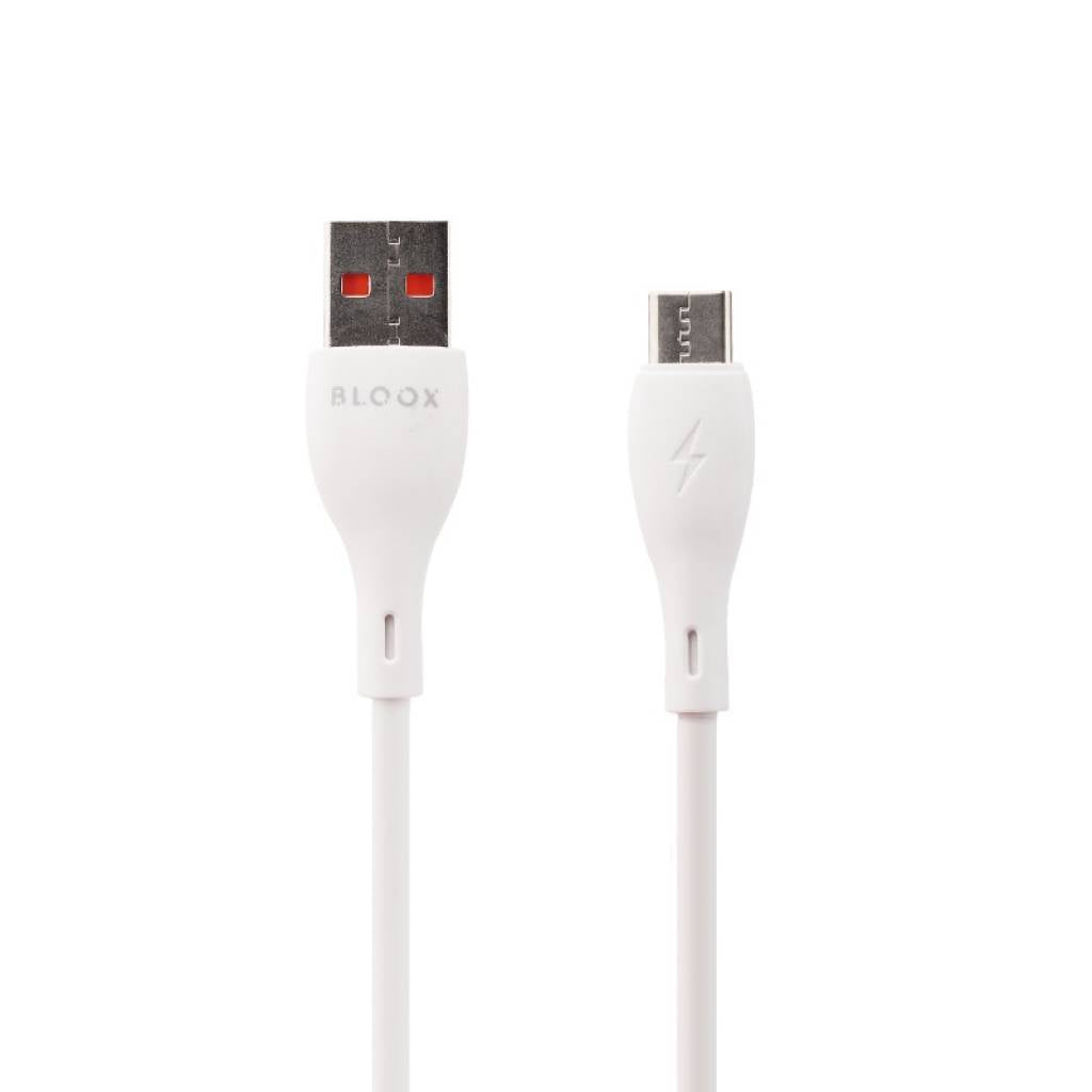 Cargador de Pared BLOOX 1 USB 2.1A + Cable Tipo C 1M