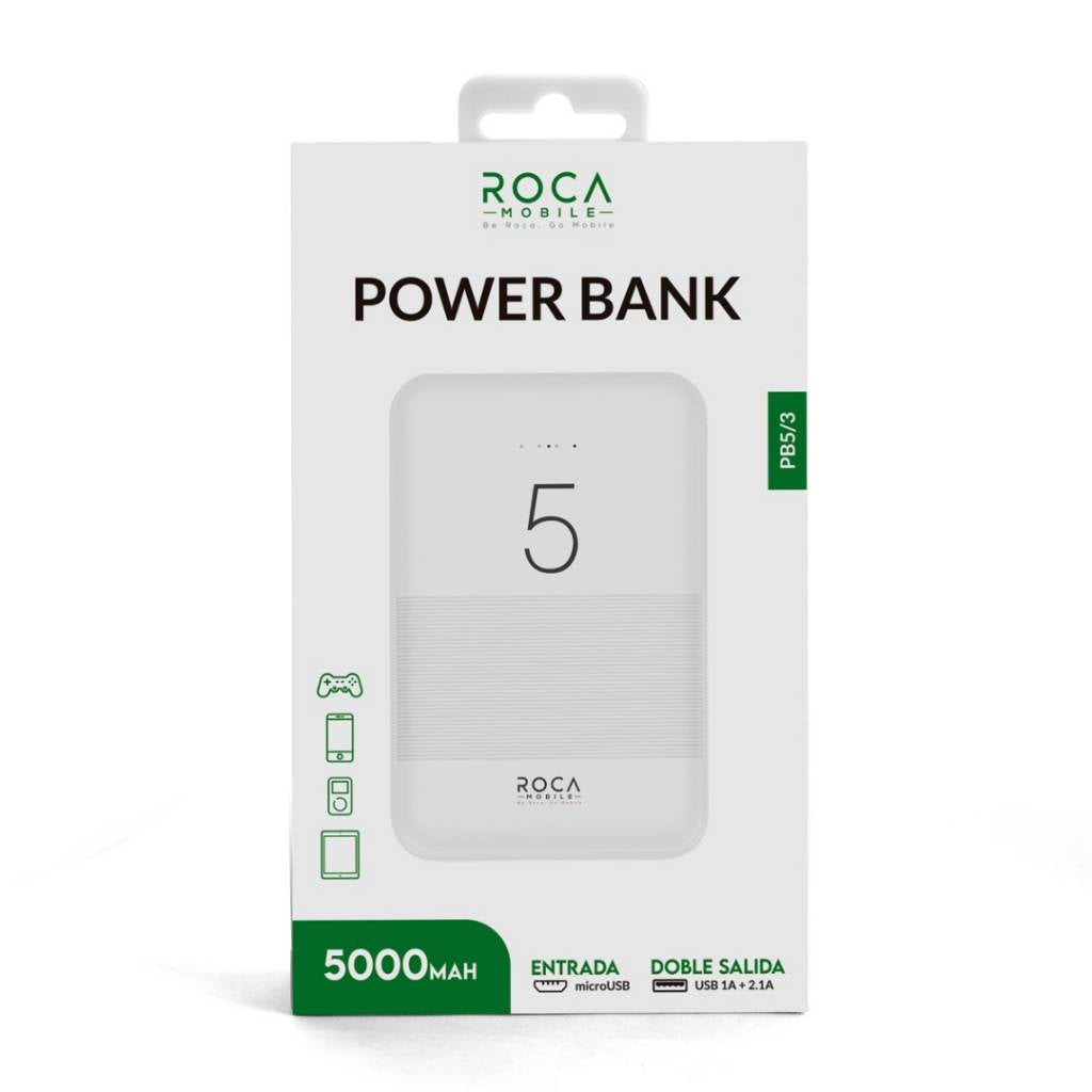 Power Bank Roca 5.000 mAh PB5/3