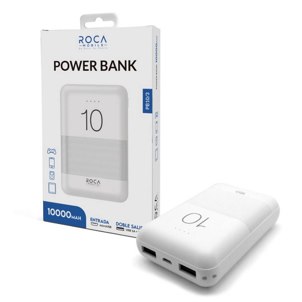 Power Bank ROCA PB10/3 10.000mAh 2 USB