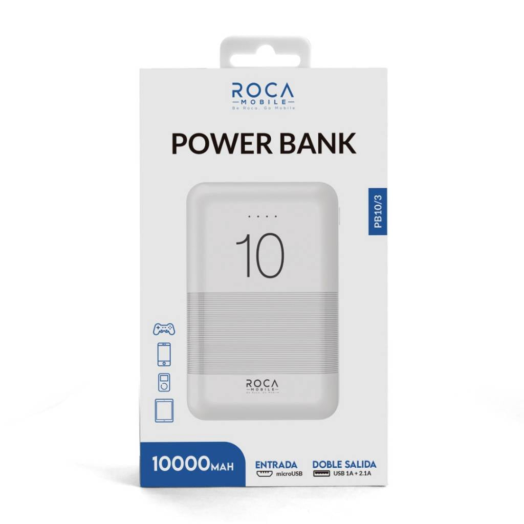 Power Bank ROCA PB10/3 10.000mAh 2 USB
