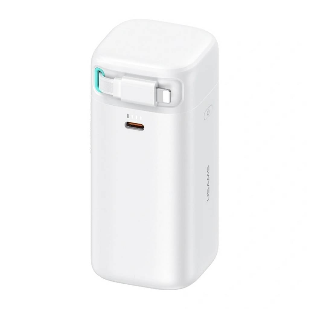 Power Bank 18000mAh PD45W Cable Retráctil Magnético Lightning CD217 USAMS