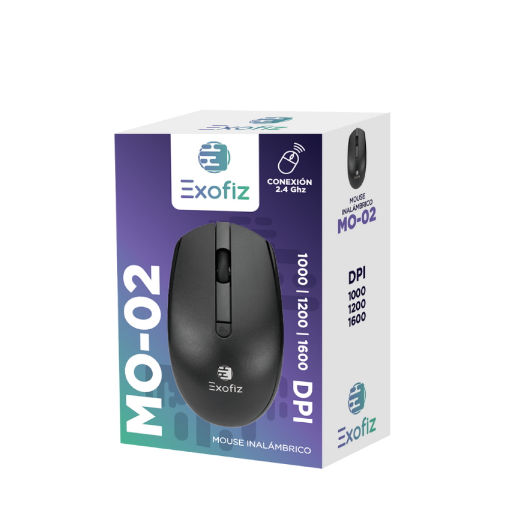 Mouse Inalámbrico MO-02 Exofiz