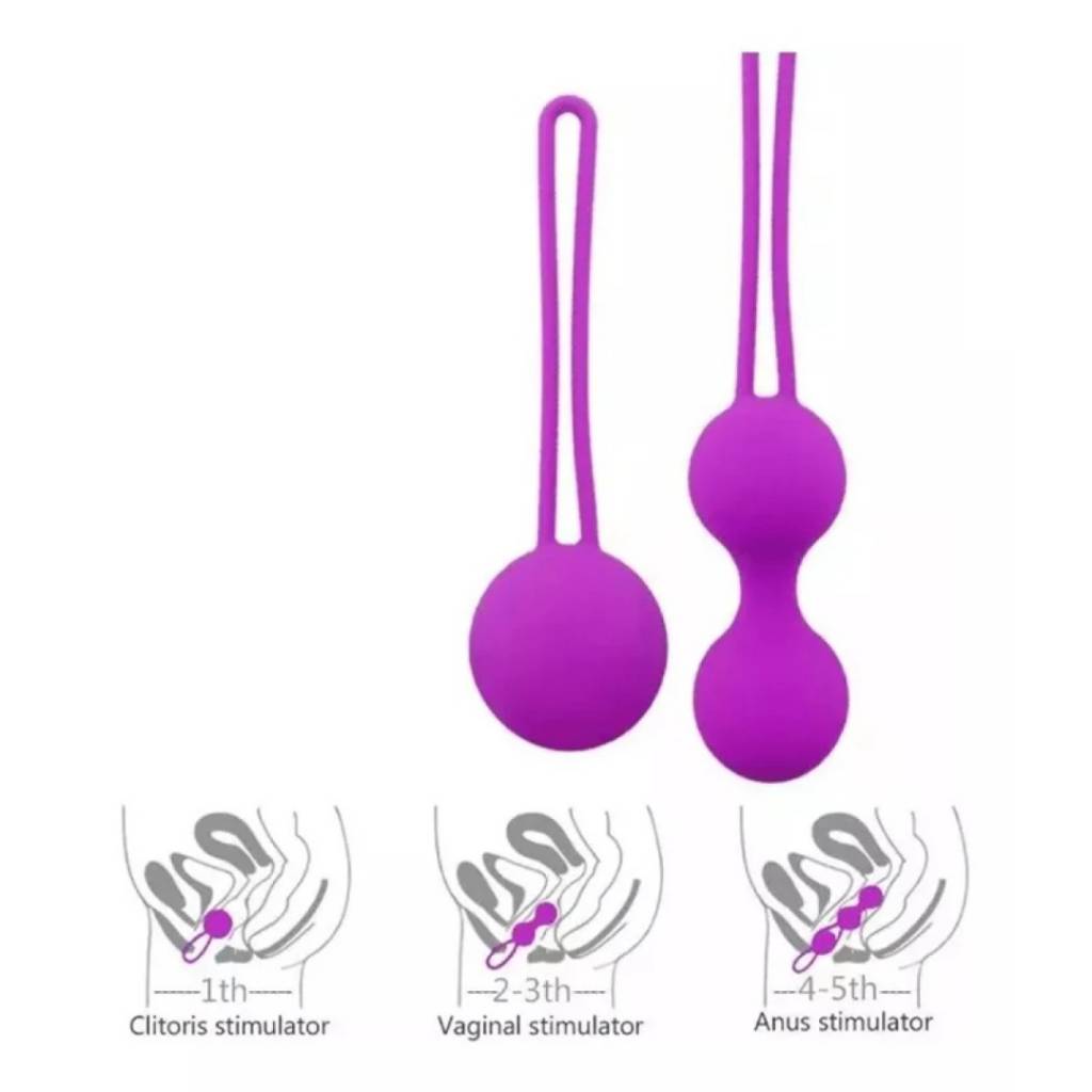 Kit Bolas Vaginales Ejercicio Kegel Suelo Pelvico Adults