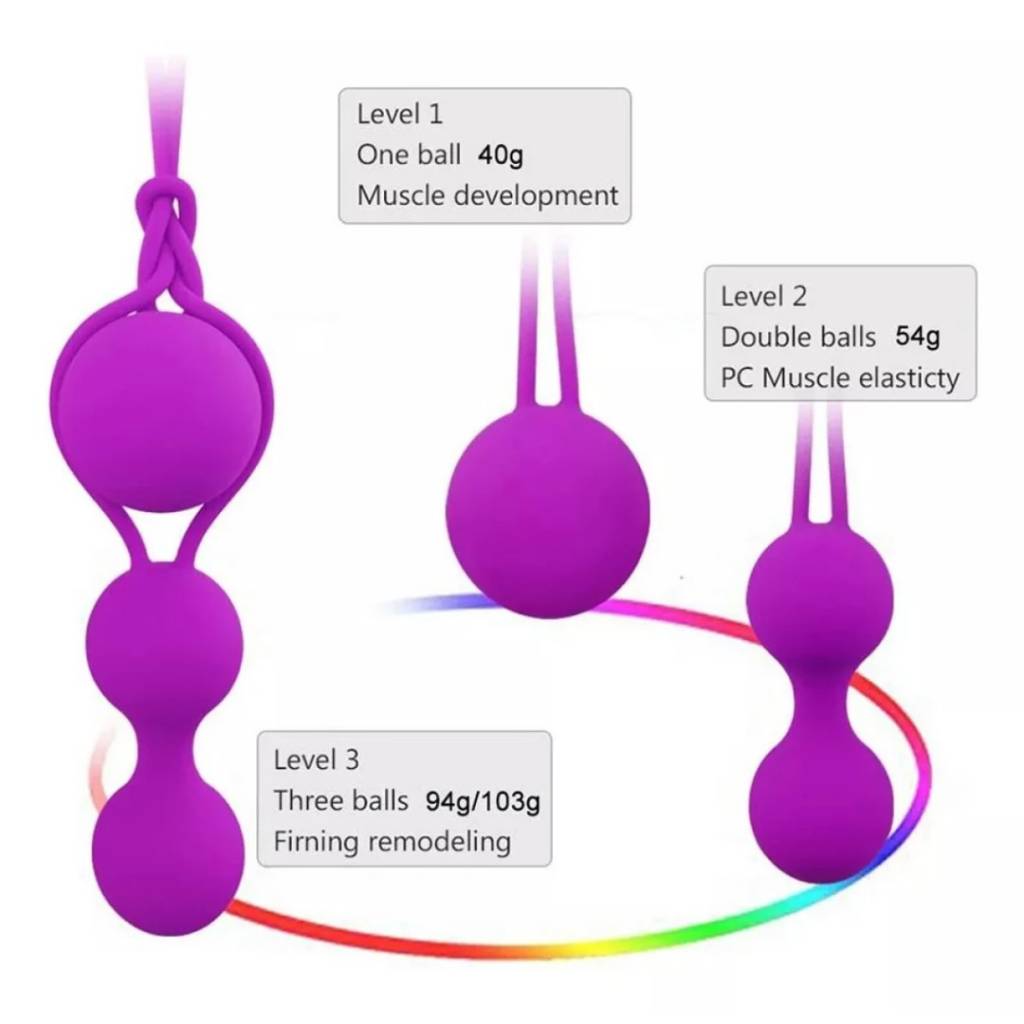 Kit Bolas Vaginales Ejercicio Kegel Suelo Pelvico Adults
