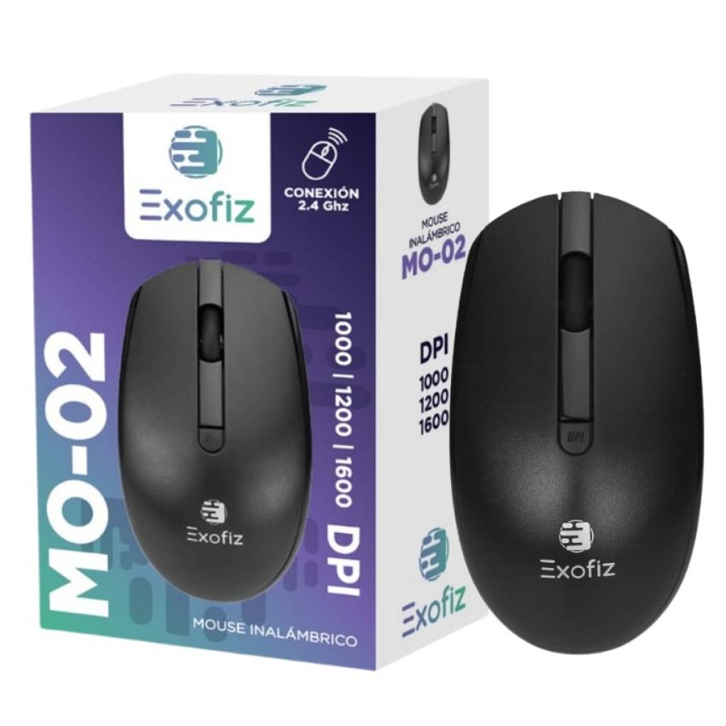 Mouse Inalámbrico MO-02 Exofiz