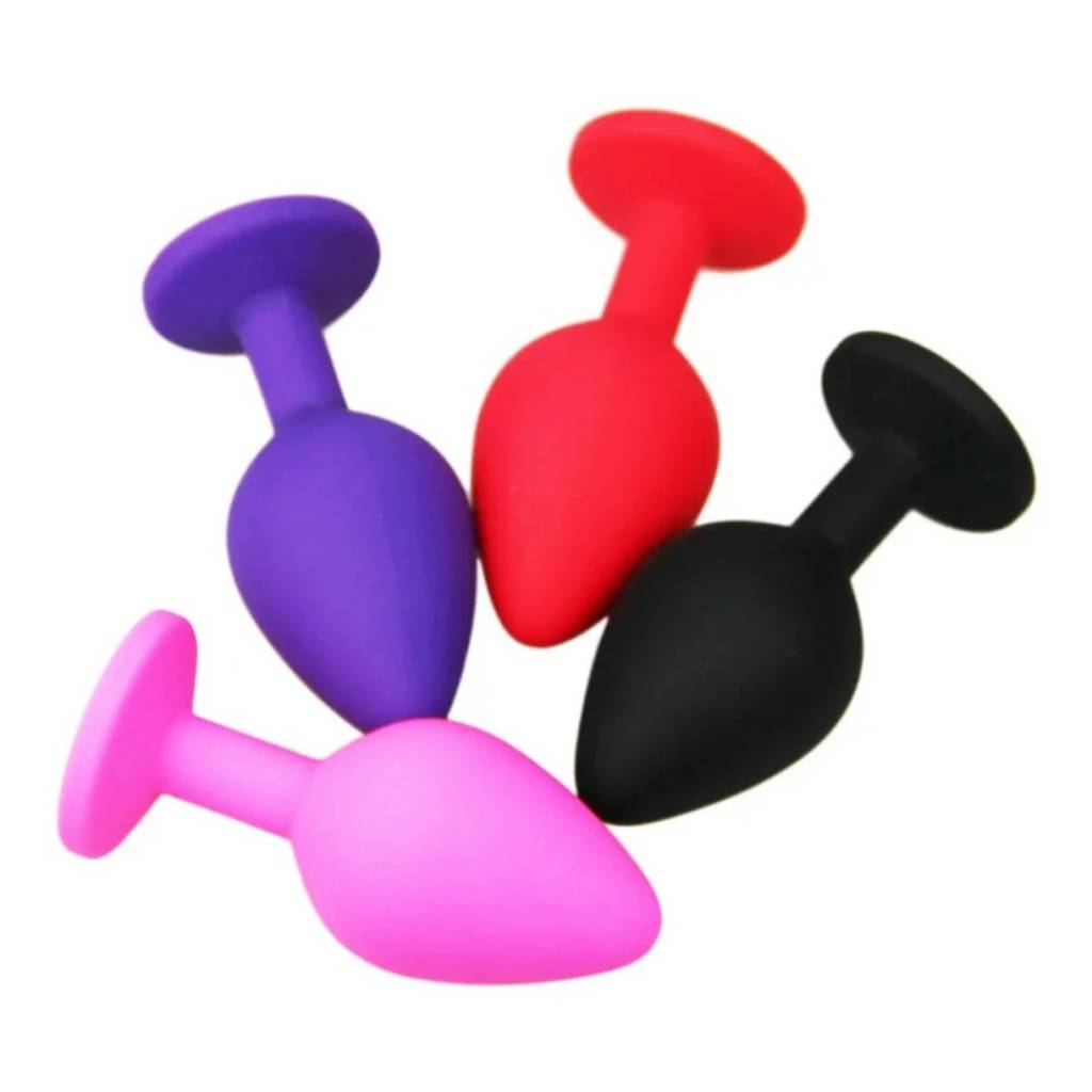 Plug Anal Mediano Joya Silicona Fucsia YS-BE221 Adults