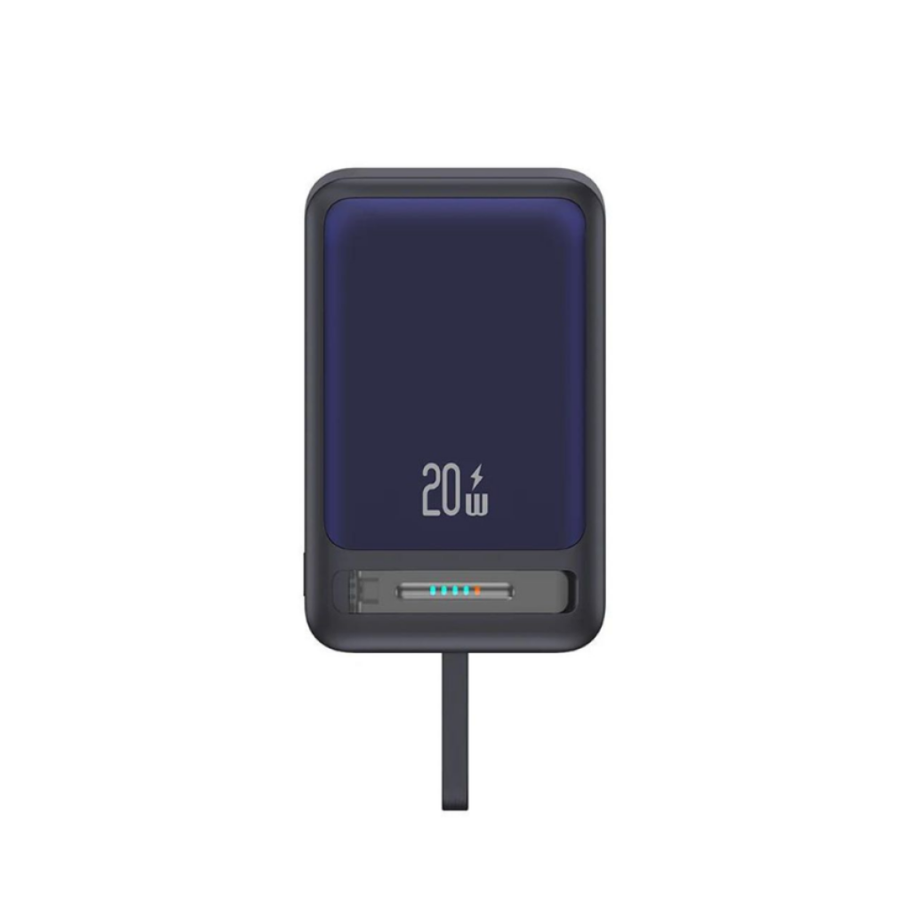 Power Bank Magnético c/Soporte 10.000mAh Carga Inalámbrica Cable Tipo C CD219 USAM
