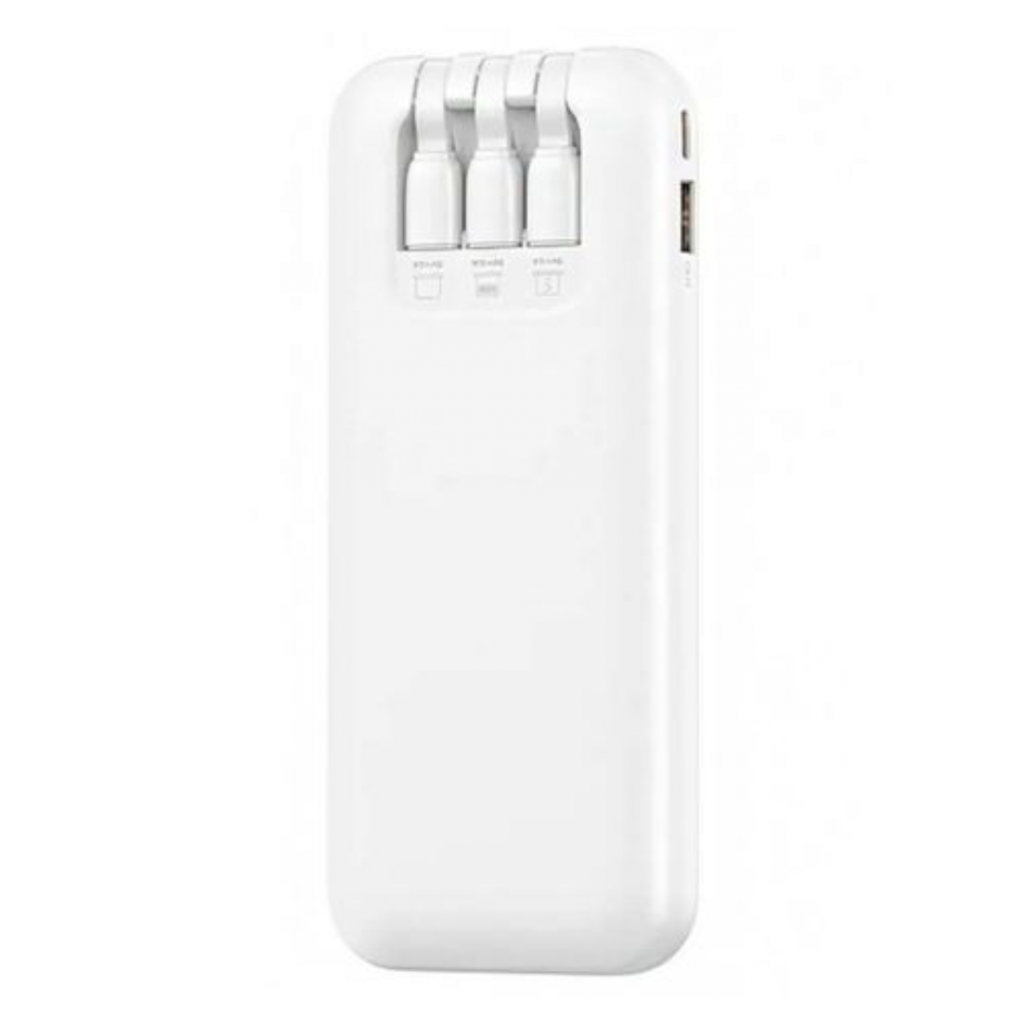 Power Bank con Cables y pantalla LCD 10000 mAh USAMS
