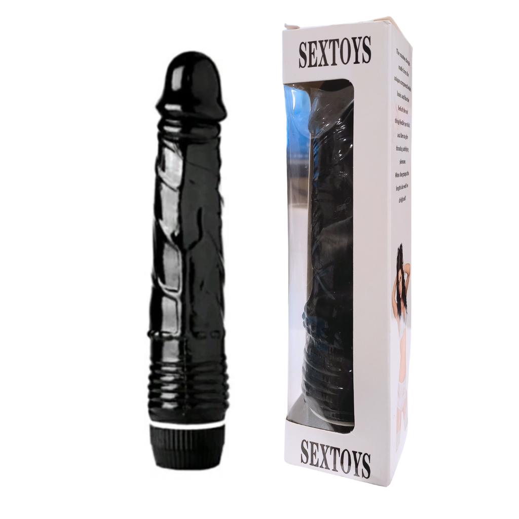 Dildo Vibrador Negro Velocidad Regulable YS-BE179 Adults