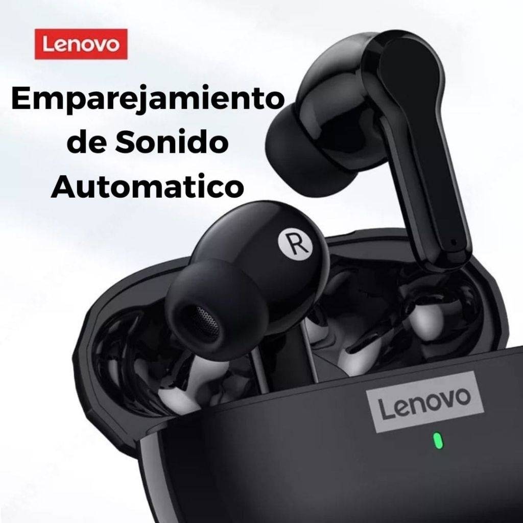 Auriculares Lenovo LP1S Inalámbricos Cancelación de Ruido