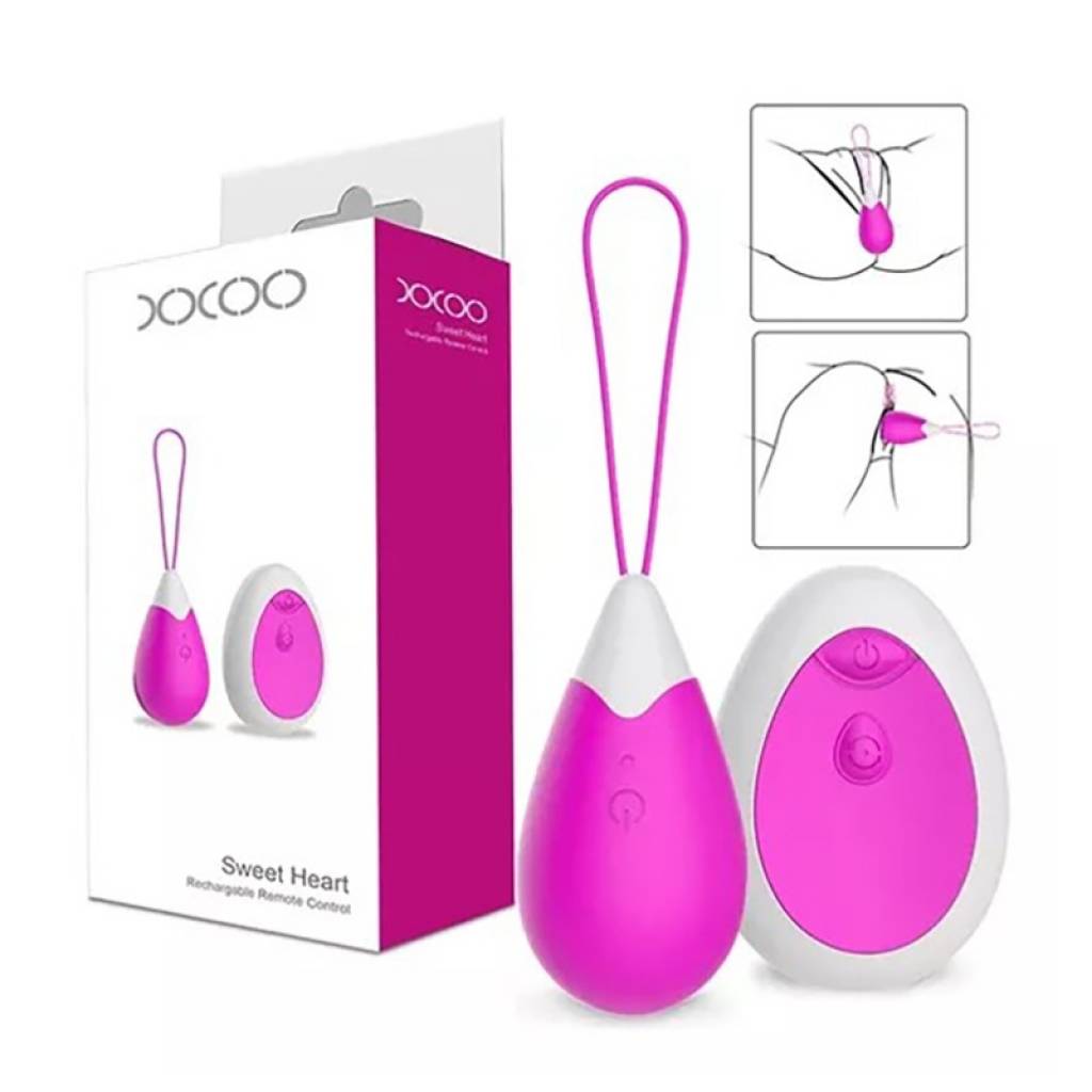 Bala Vibradora Inalámbrico con Control Sweet Heart Adults