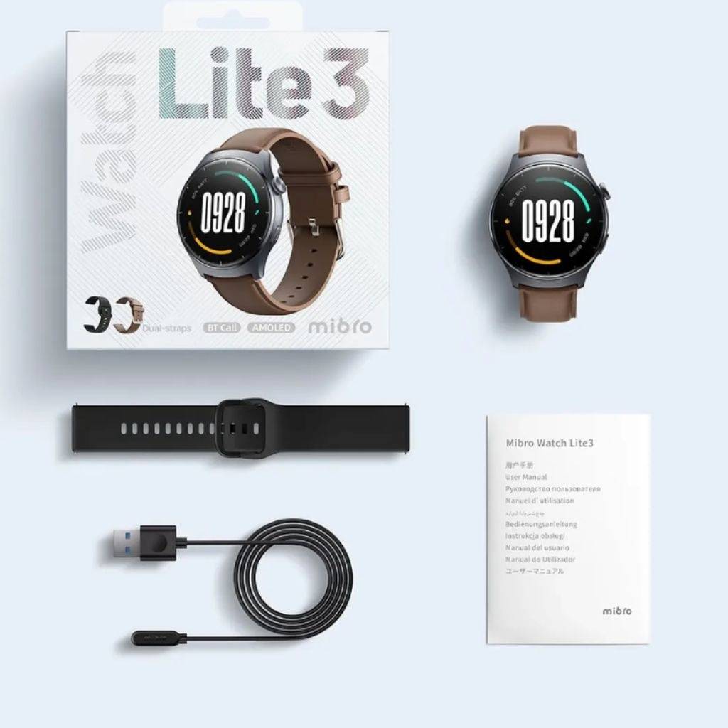Smartwatch Mibro Lite 3 1.3" c/2 Mallas by Xiaomi Reloj Inteligente