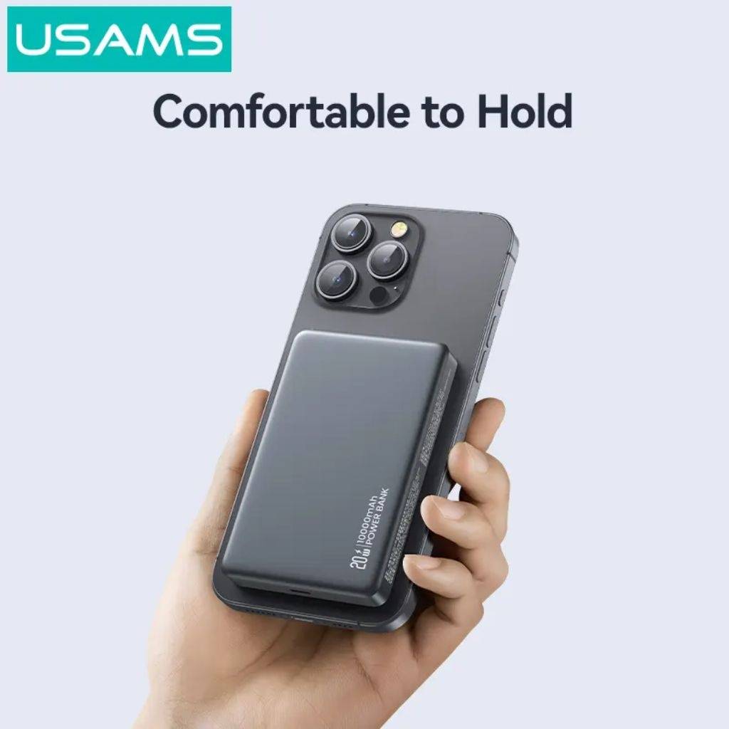 Power Bank Magnético 10.000mAh Carga Inalámbrica 20W