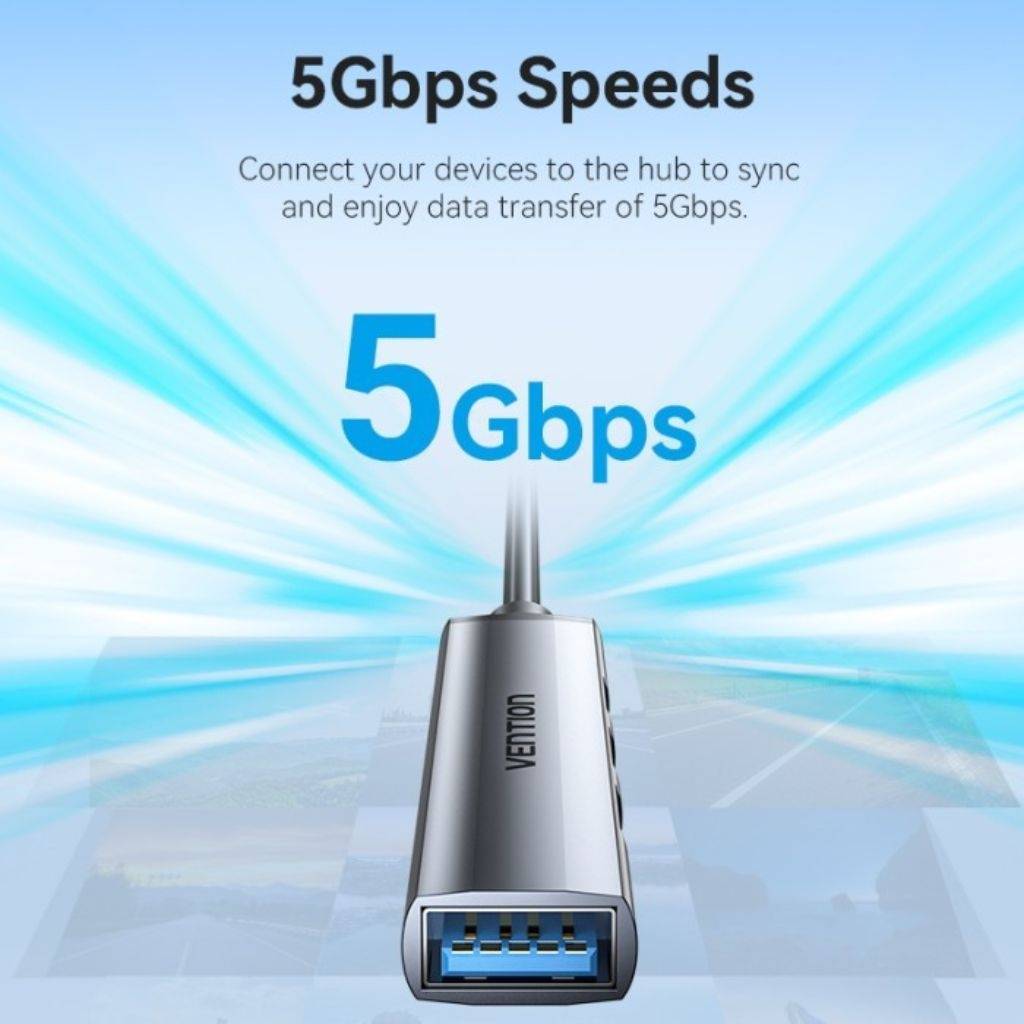 Mini Hub 4 en 1 USB 3.0
