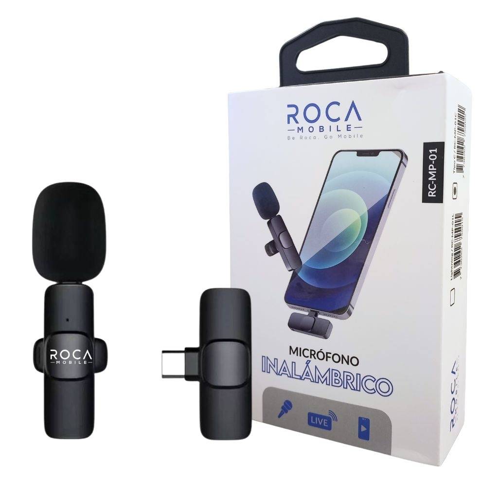 Micrófono Inalámbrico Solapero Tipo C RC-MP Roca