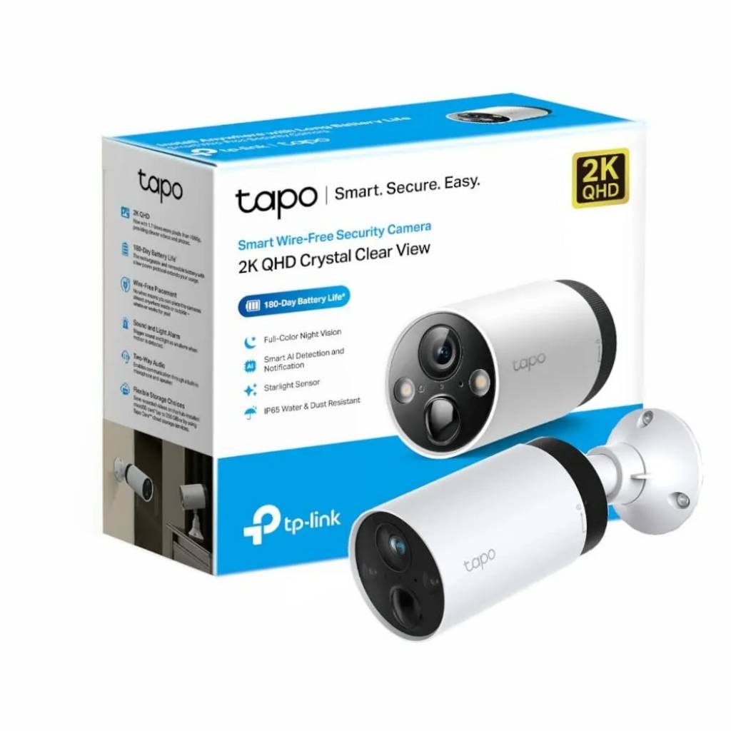 Cámara Seguridad Exterior TAPO C420 2K QHD WiFi TP-LINK