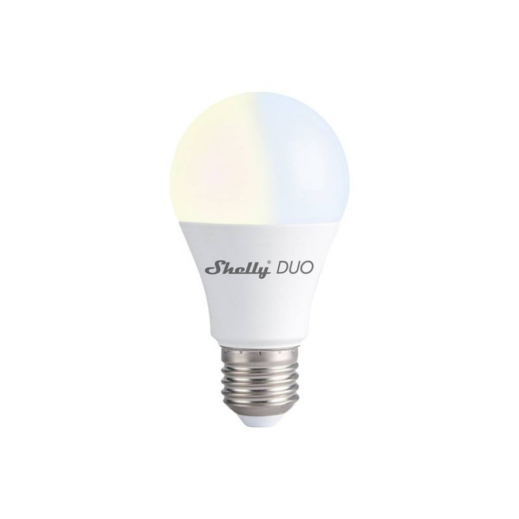 Bombilla Lámpara Led Inteligente Shelly Duo E27 - WWCW Wi-Fi