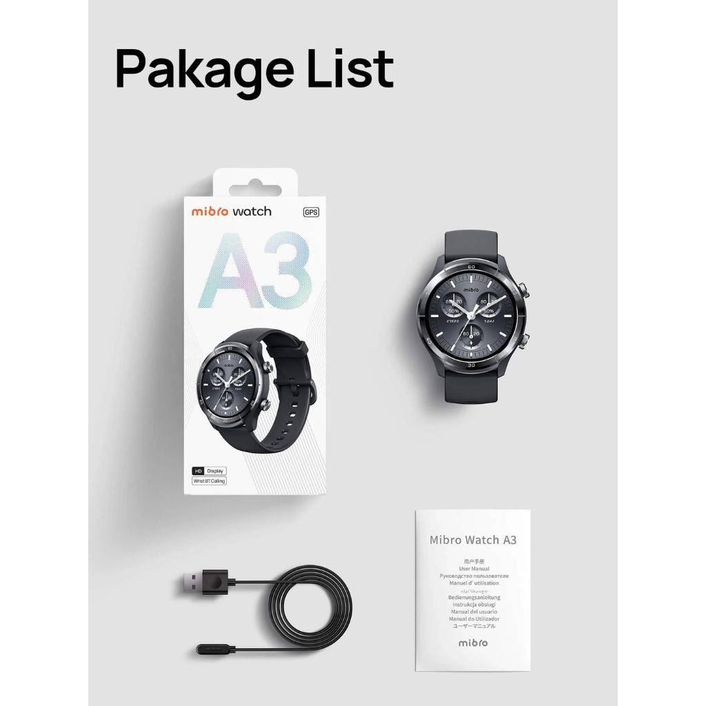 Smartwatch Mibro A3 1.39" 350mAh Mocha by Xiaomi