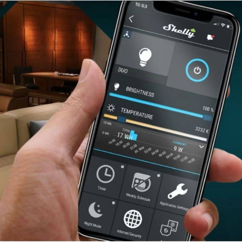Lámpara LED Wi-Fi Shelly Duo GU10 - WWCW