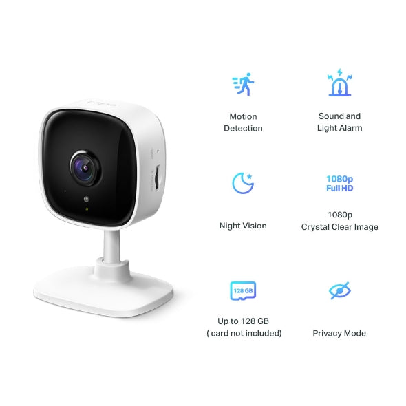 Cámara IP TAPO C100 HD Wireless Visión Nocturna TP-LINK