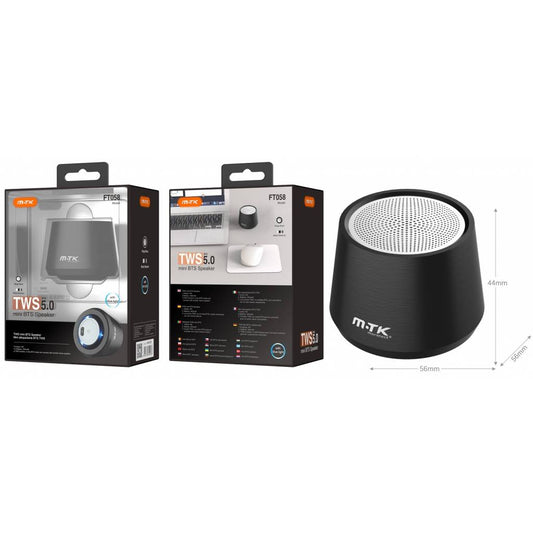 Parlante Bluetooth 4W TWS Rojo MTK