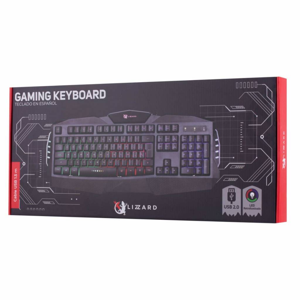 Teclado Gamer en Español con Iluminación