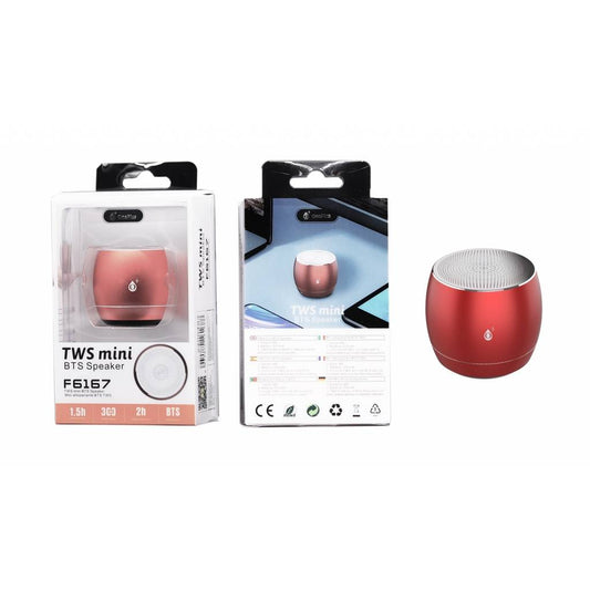 Parlante Bluetooth 4W TWS Rojo One +