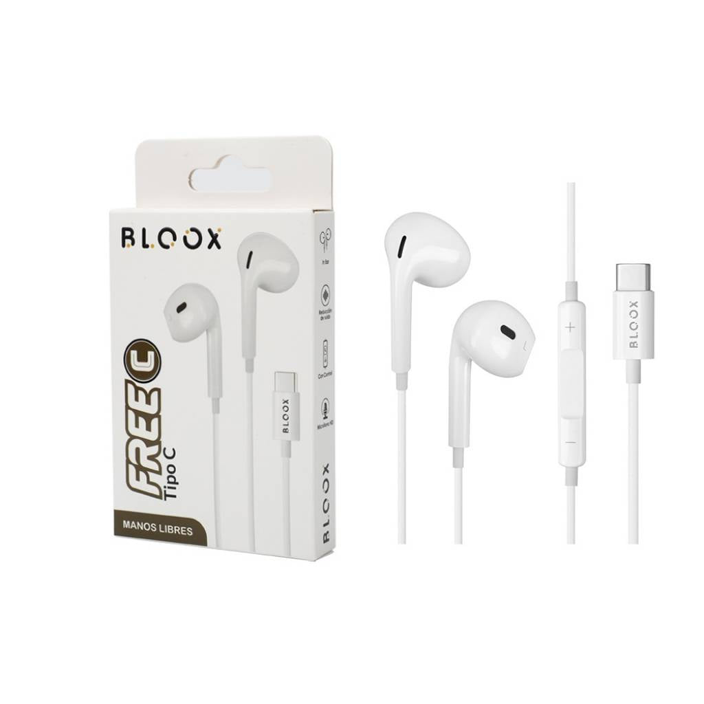 Auriculares Manos Libres Stereo Tipo C (tipo iPhone)