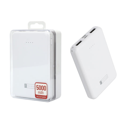 Power Bank Roca 5.000 mAh USB 1A + 1 USB 2.1A