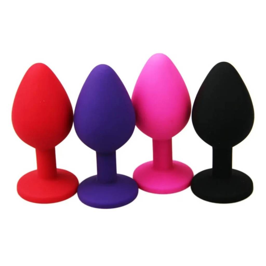 Plug Anal Mediano Joya Silicona Fucsia YS-BE221 Adults