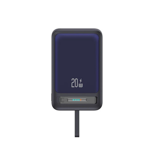 Power Bank Magnético c/Soporte 10.000mAh Carga Inalámbrica Cable Tipo C CD219 USAM