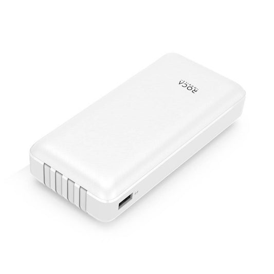 Power Bank Roca PB10 con cables Tipo C Lightning Micro USB 20000 mAh