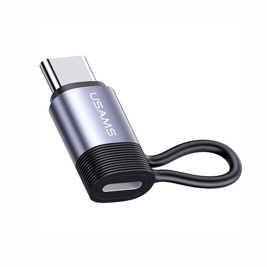 Adaptador AU17 Lightning a Tipo C PD 30W Aluminio SJ677 USAMS