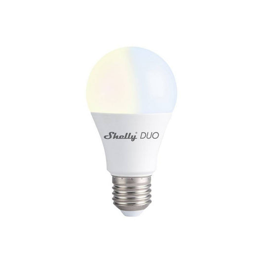 Bombilla Lámpara Led Inteligente Shelly Duo E27 - WWCW Wi-Fi